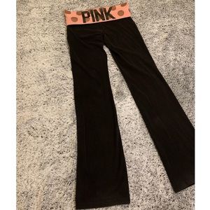 PINK Low Rise Fold-over Leggings